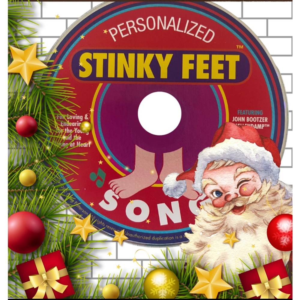 Personalized Christmas Stinky Feet Song